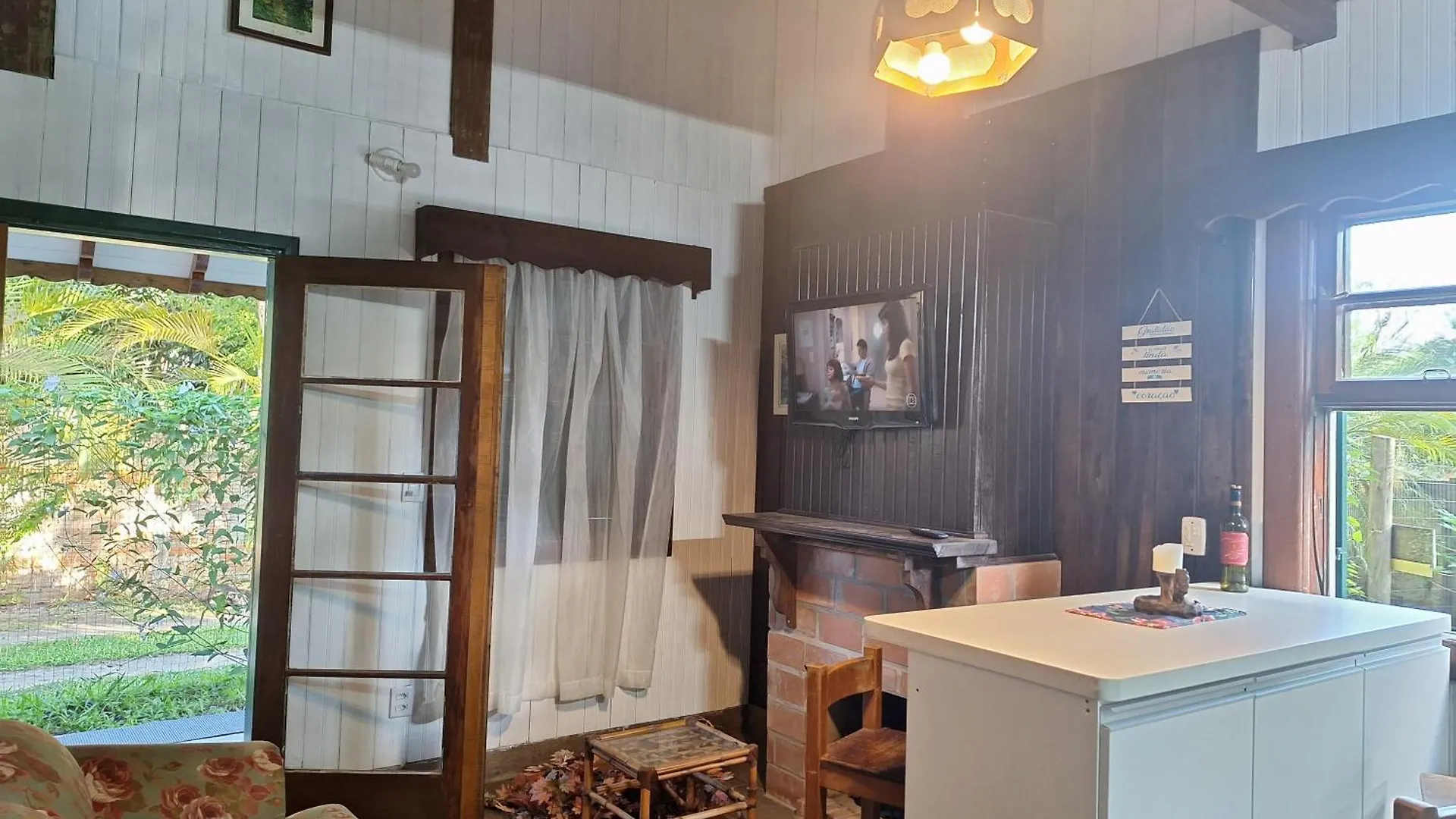 Semesterbostad Cabana Gramado Na Praia Da Ferrugem Garopaba
